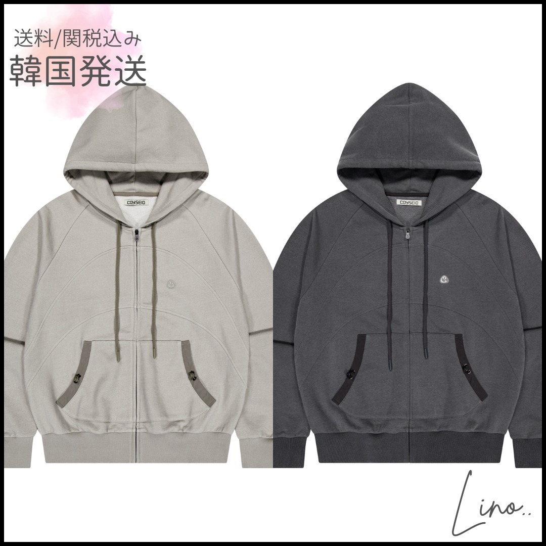 COYSEIO】関税/送料込み STRING POCKET HOOD ZIP-UP