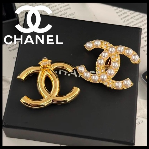 【在庫あり】CHANEL CCロゴ パール ピアス ギフトにも♪