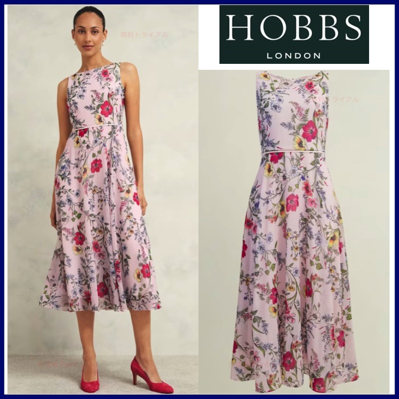 キャサリン妃愛用♪【HOBBS】可憐◇愛されフローラルワンピース