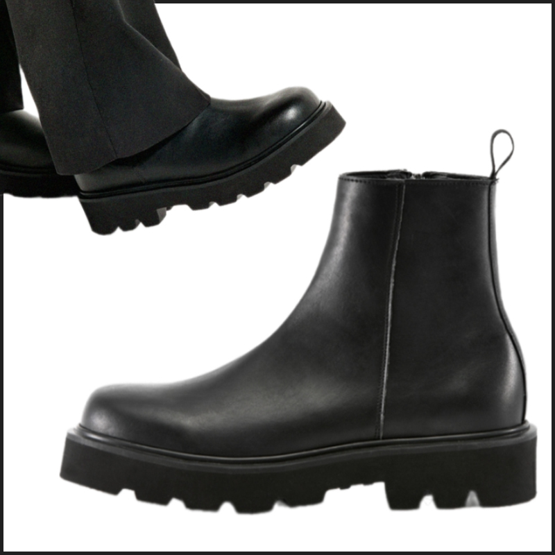 ☆送料関税込☆WATER PROOF BOOTS ジッパー 防水 ブーツ☆