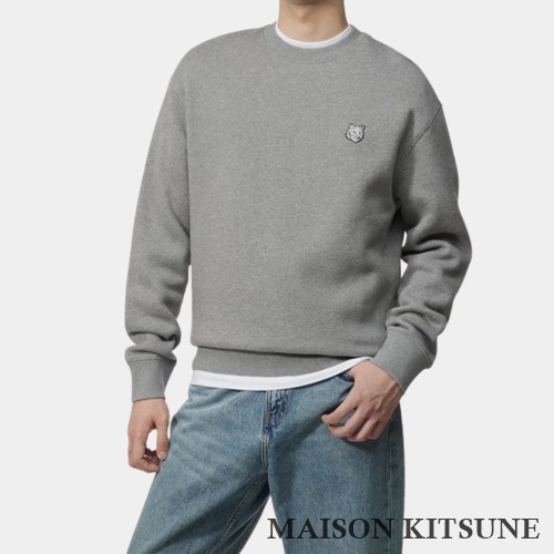 ☆MAISON KITSUNE☆BOLD FOXHEAD PATCH スウェットシャツ