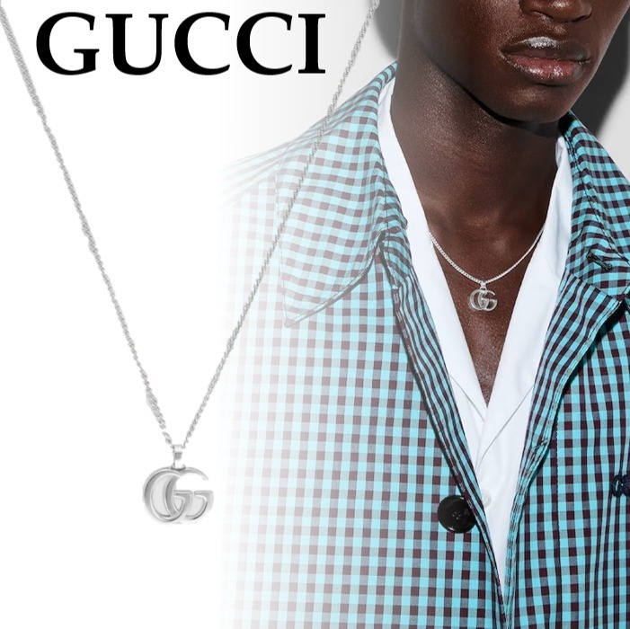 国内直営**GUCCI** ダブルG ペンダント ネックレス Giftにも