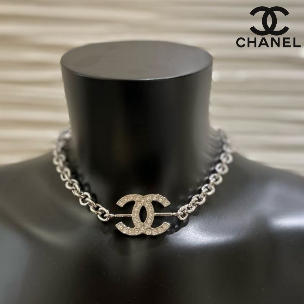 【ゴージャスで華やか♪】CHANEL★チェーンネックレス SV