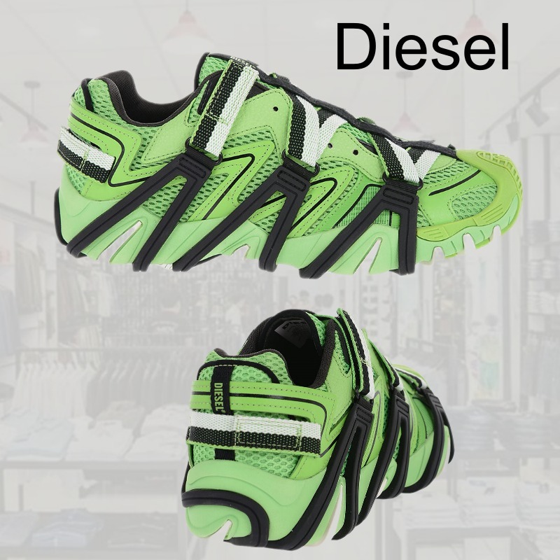 ★ DIESEL ★ メッシュS-PROTOTYPE-CRベルクロ留めスニーカー