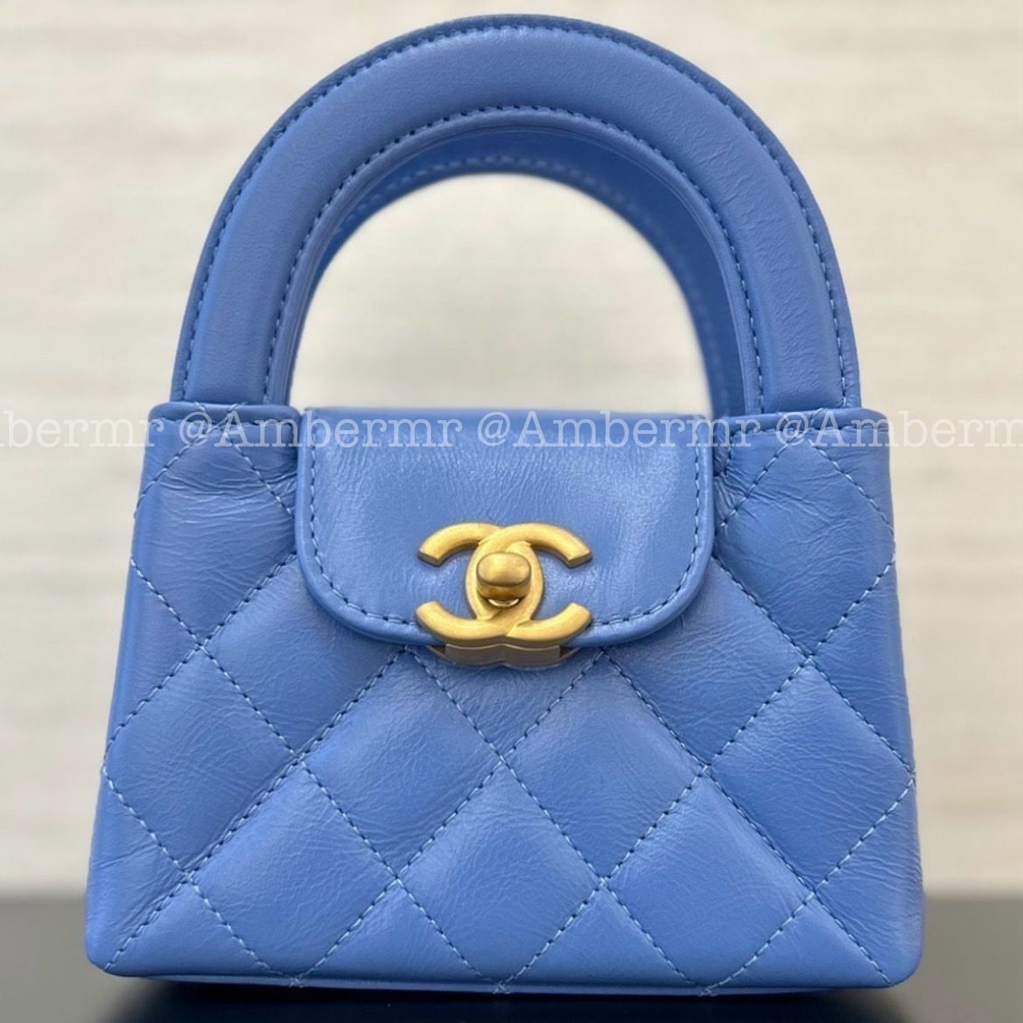 25C CHANEL CC チェーンクラッチバッグ ミニケリー