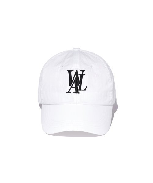 キャップ WOOALONG Signature Logo ball cap NYLON WHITE SF5AAC252WH