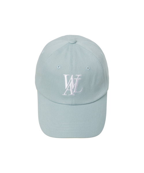 キャップ WOOALONG Signature Logo ball cap ICE BLUE SD5AAC102IB