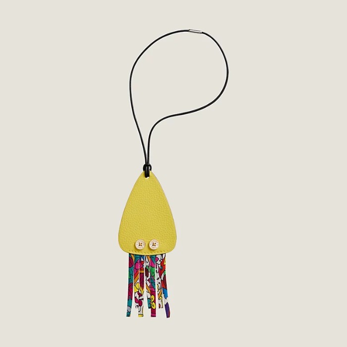 どの色になるかはお楽しみ♪【HERMES】squid charm《イカH》