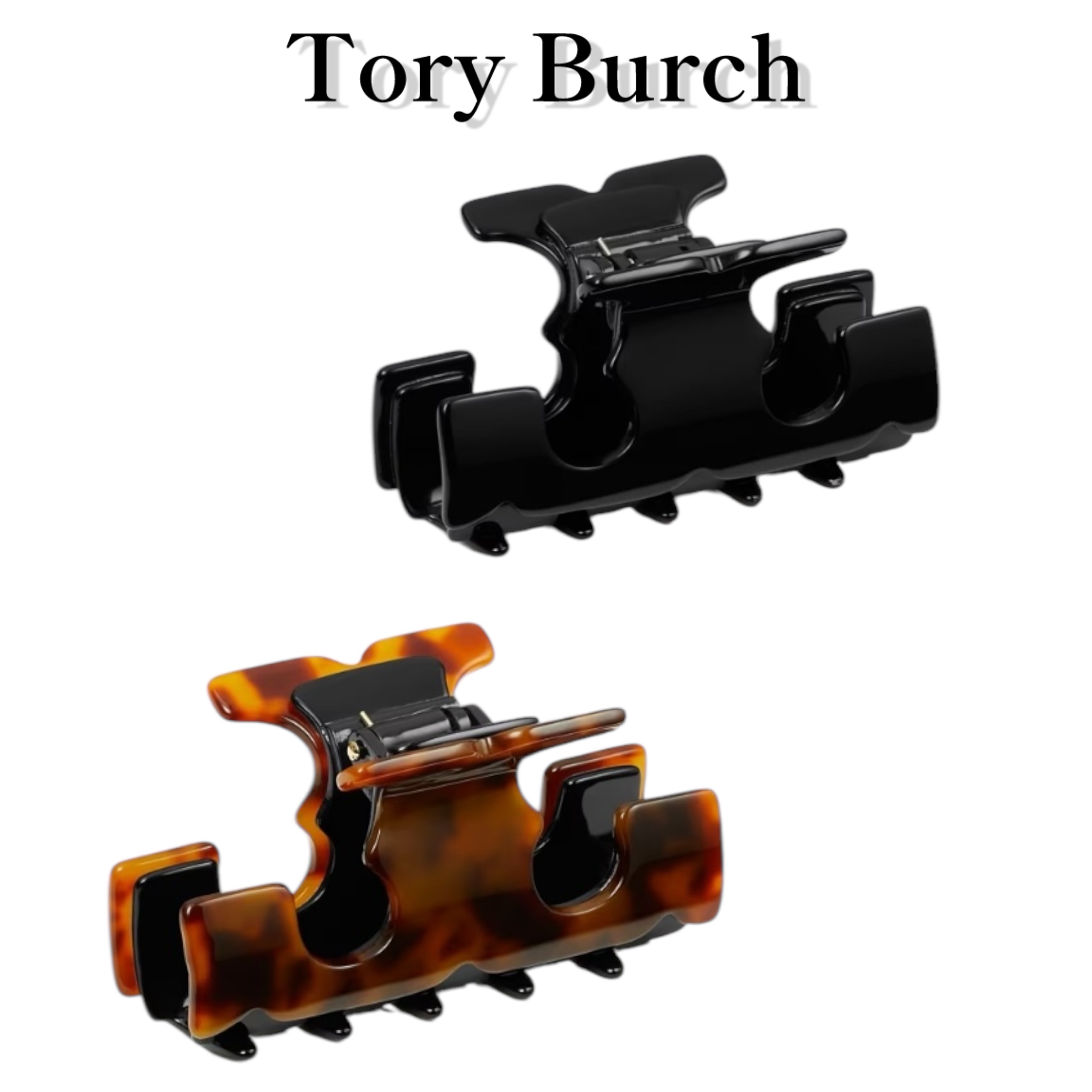 上品にまとまる♪【Tory Burch】SERIF-T HAIR CLIP ヘアクリップ