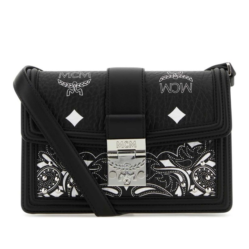 ショルダーバッグ MCM Printed canvas small Tracy shoulder bag (MWSDAXT04 BK)