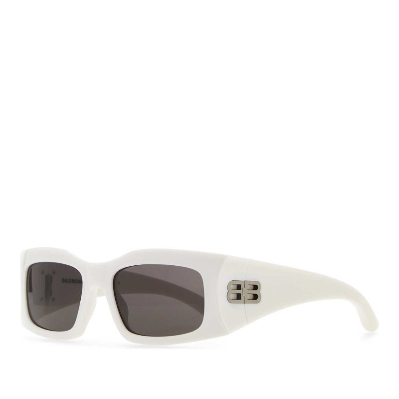 サングラス BALENCIAGA White acetate sunglasses (751432T0007 9000)