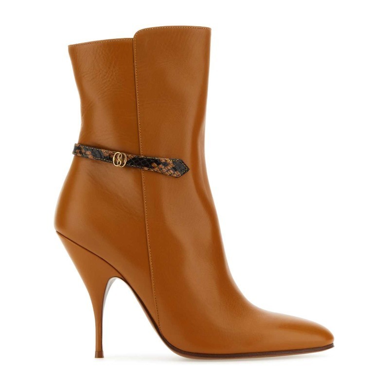 ショートブーツ・ブーティ BALLY Caramel leather Odeya ankle boots