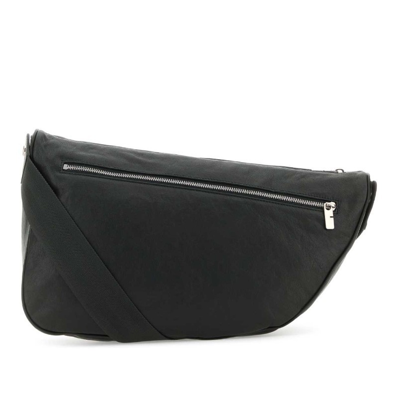 ショルダーバッグ Burberry Slate leather Shield crossbody bag