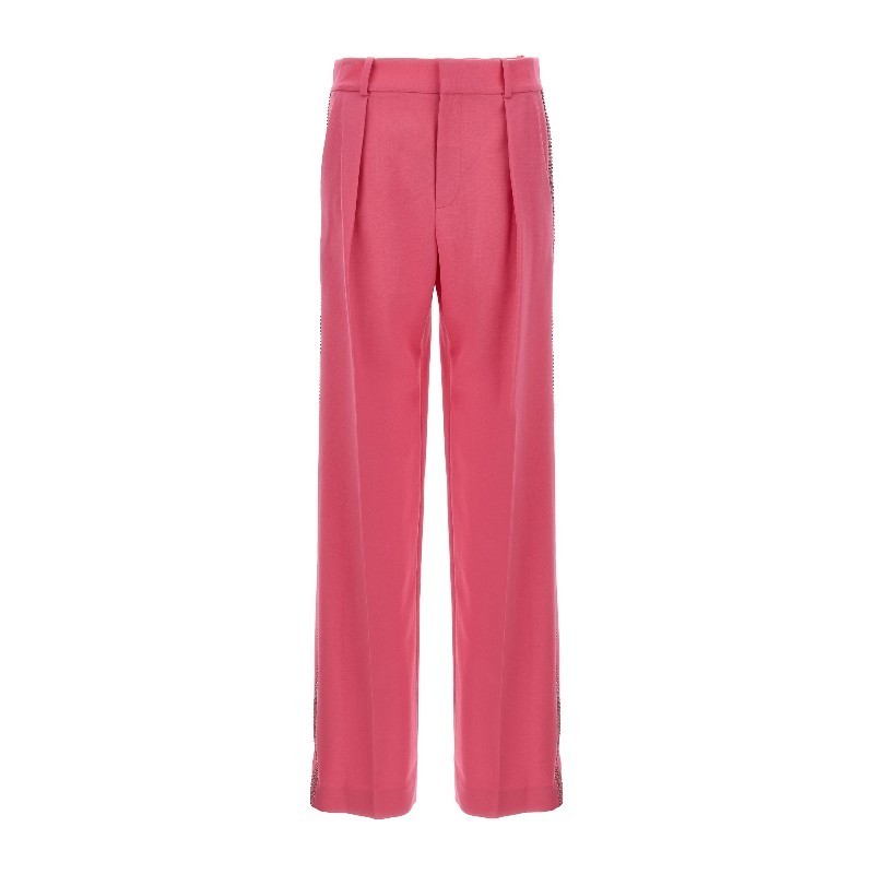 パンツ AREA 'Crystal Embellished' pants (2303P13171 CARMINEROSE)