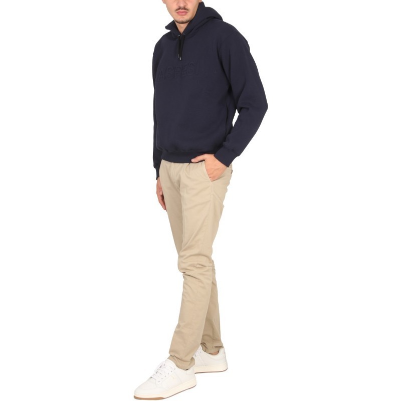 パーカー・フーディ ASPESI FW22 SWEATSHIRT WITH LOGO AND HOOD (AY99_L67601098)