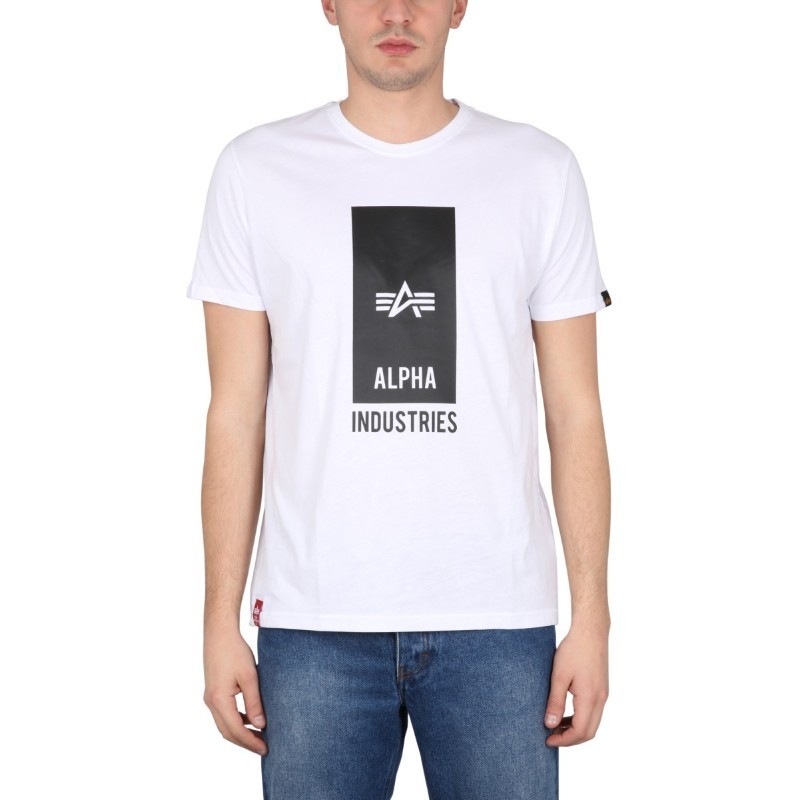 Tシャツ・カットソー ALPHA INDUSTRIES SS23 LOGO PRINT T-SHIRT (126547_09)