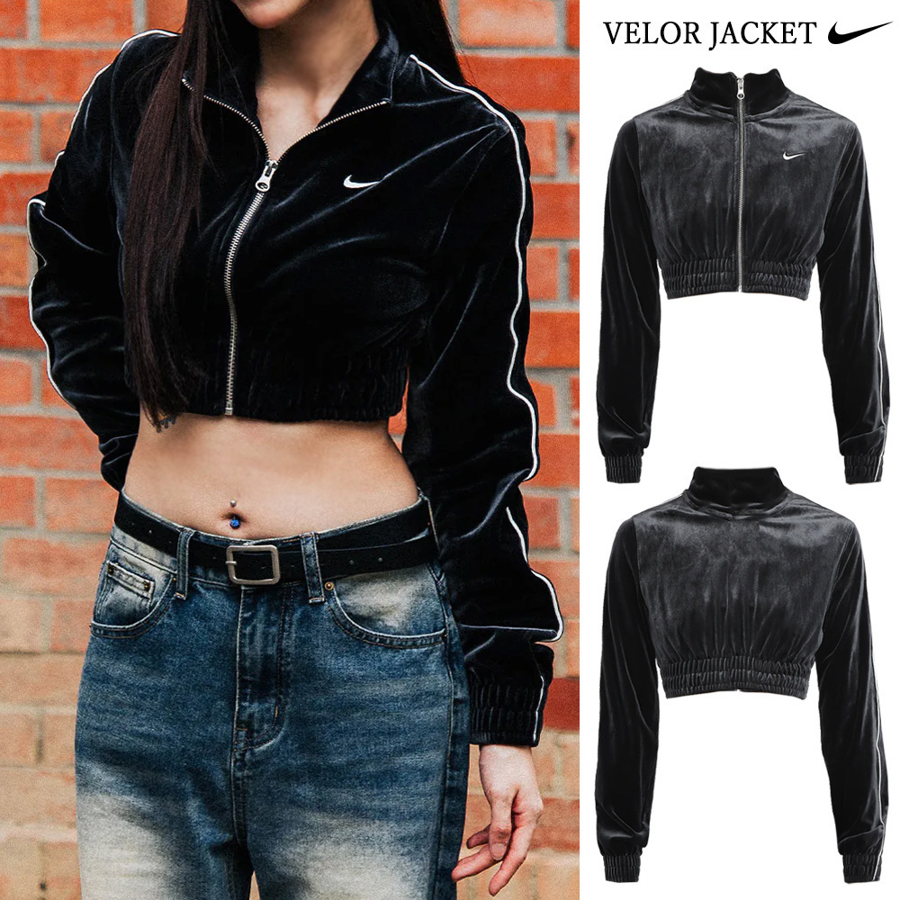 〈NIKE〉★VELOR CROPPED JACKET★正規品★