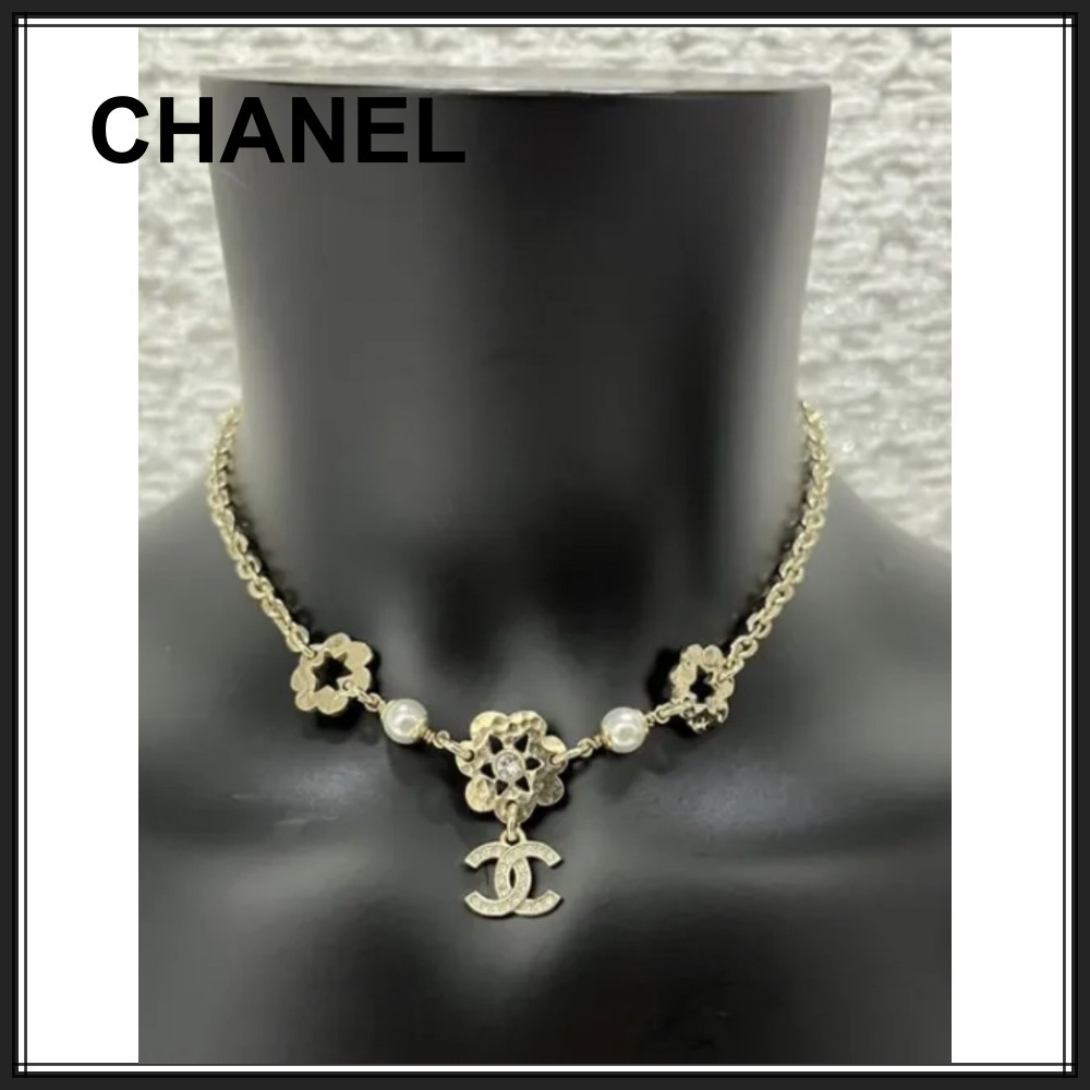 人気【CHANEL】大人可愛い ネックレス ギフトにも