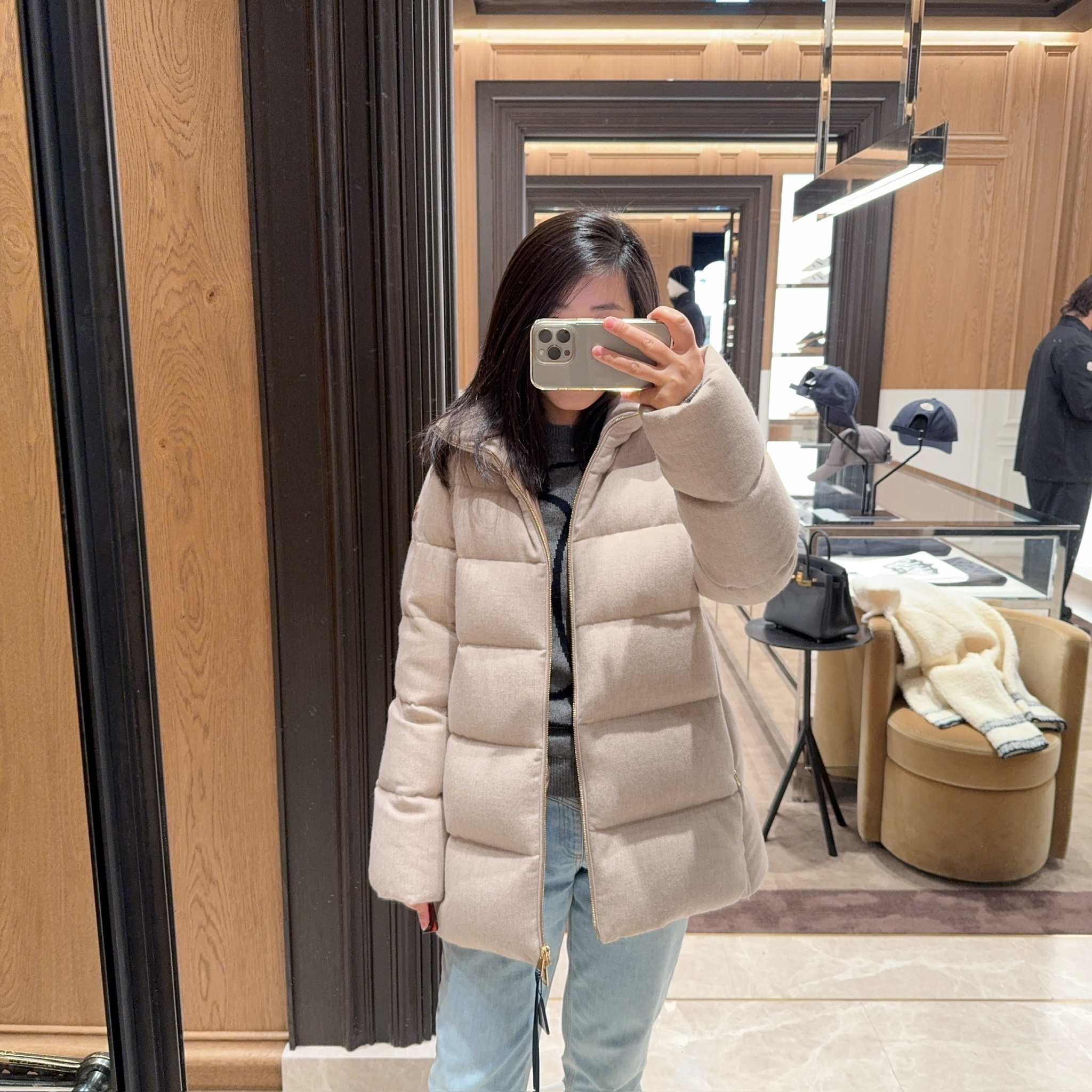 MONCLER | Bonaguil Wool & Cashmere Down Jacket 関税込