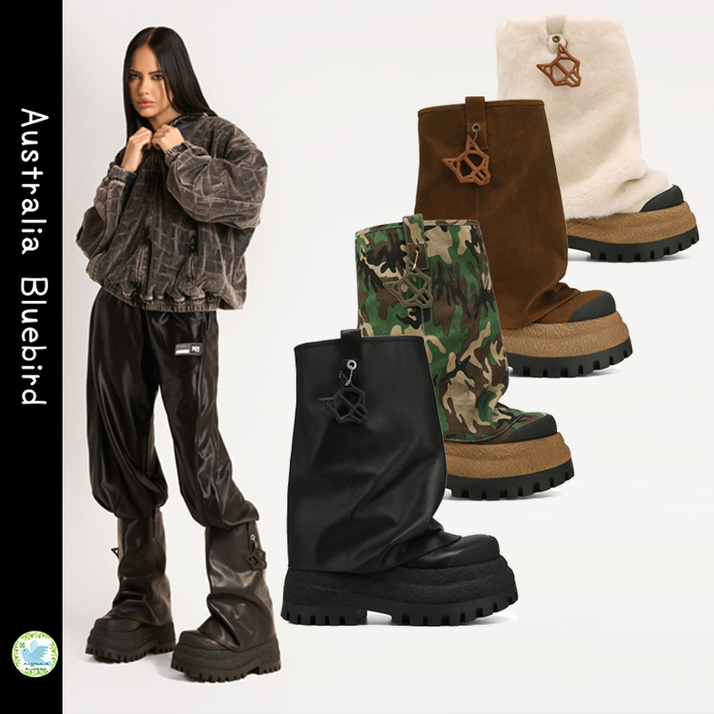 関税込み★Naked Wolf★DISTURB BOOTS 厚底ブーツ ヒール9cm