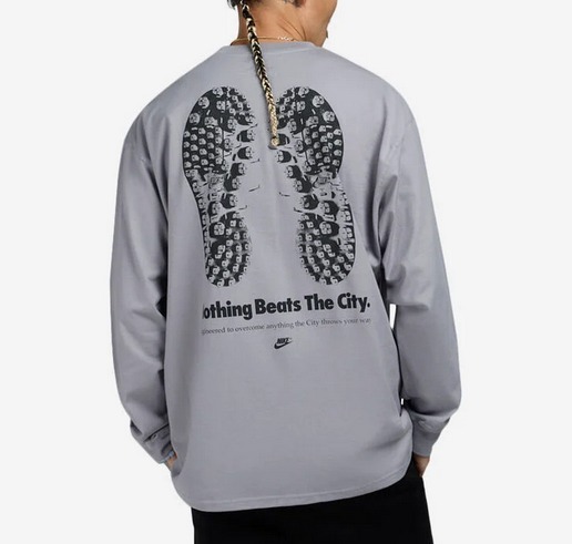 Nike フットウェア グラフィックロゴ ロング Tシャツ 関税送料込