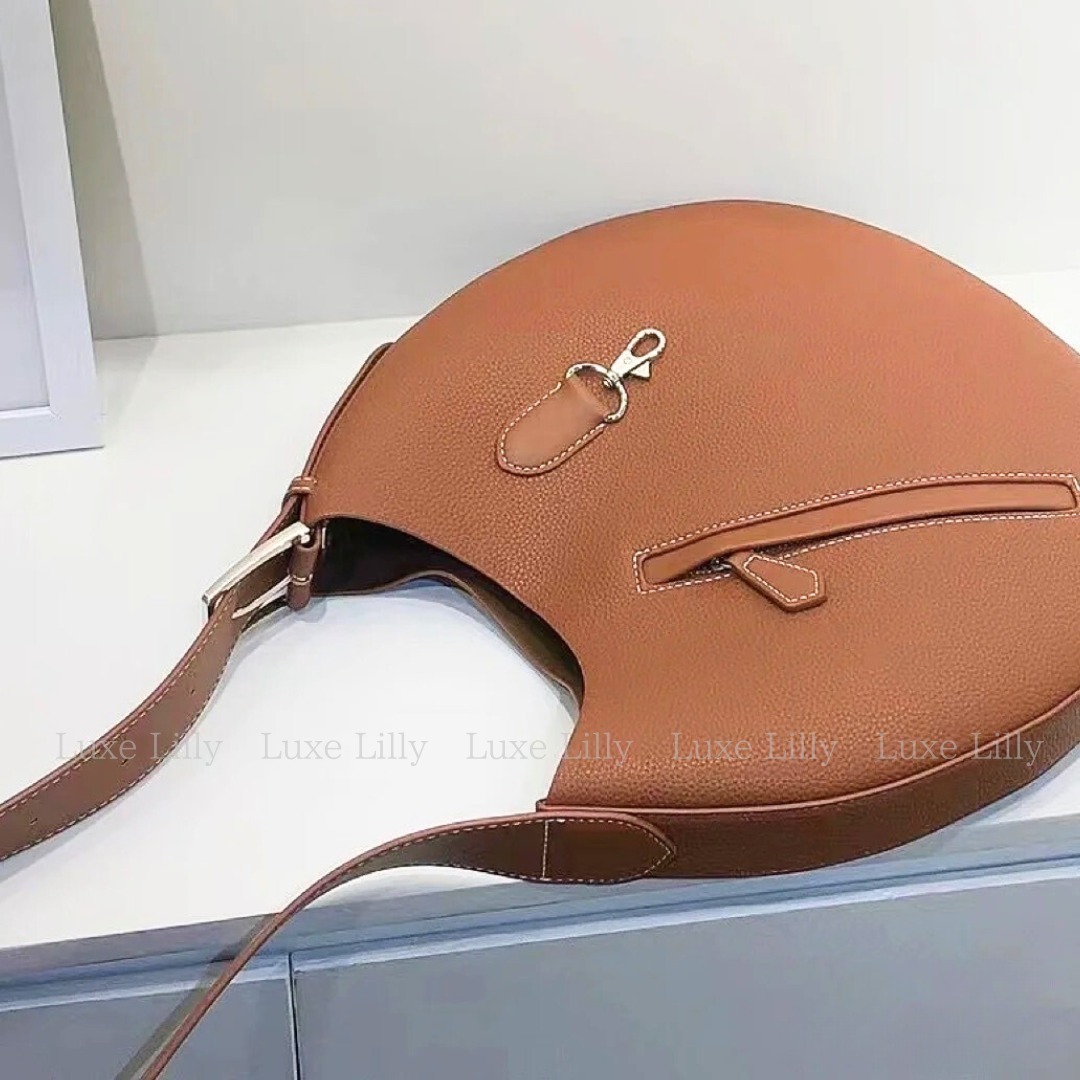 【軽量で大容量♪】HERMES 《Arcon》アルコン ラウンドバッグ