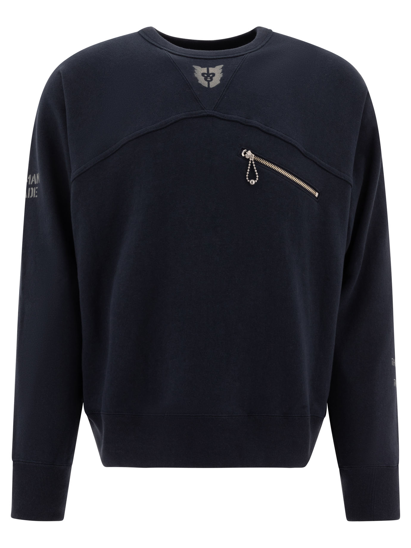 【関税込み】HUMAN MADE Sweatshirt with zipper detail