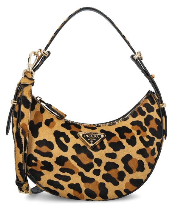 PRADA ♪ アーケ プリントレザー ショルダーバッグ 1BC1942C7B
