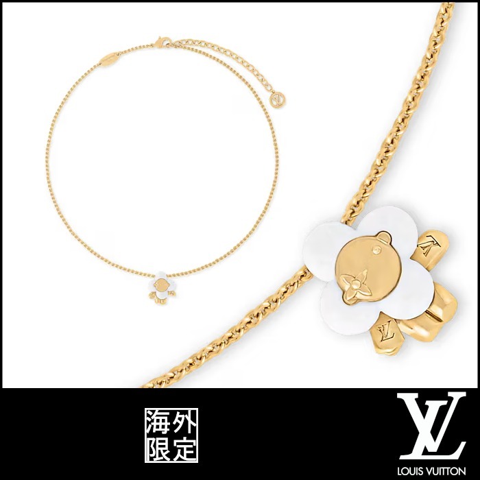 【ルイヴィトン】LV イニシャル ヴィヴィアンネックレス