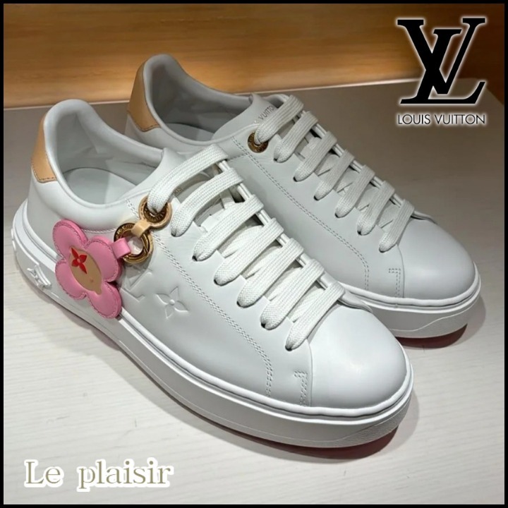 《可愛いチャーム♡》LV タイムアウト・ライン スニーカー