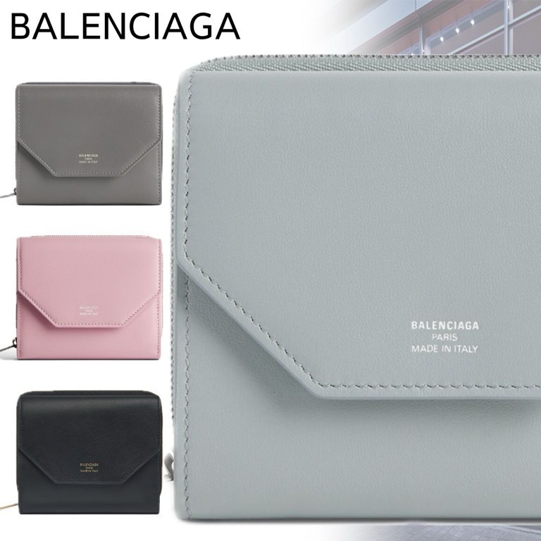 すぐ届く*BALENCIAGA*ENVELOPE フラップ コンパクトウォレット