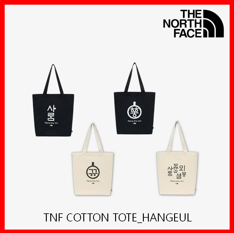 ★24AW【ノースフェイス】★TNF COTTON HANGEUL トートバッ.グ★