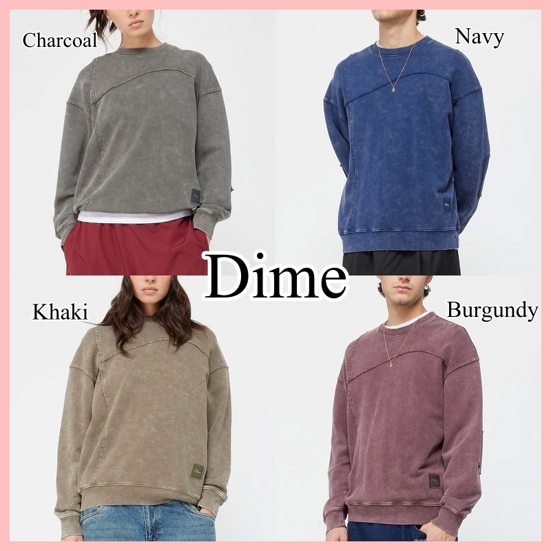 Dime リバース ステッチ トレーナー 4色 送料込み