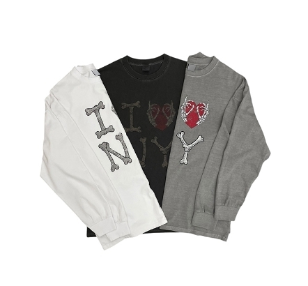 Tシャツ・カットソー IONSEOUL love bone washing T (3color) JE559