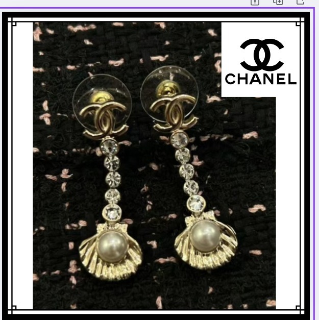 激安通販サイト 人気 25C＊揺れる貝殻がお洒落♪】CHANEL♡ピアス アクセサリー