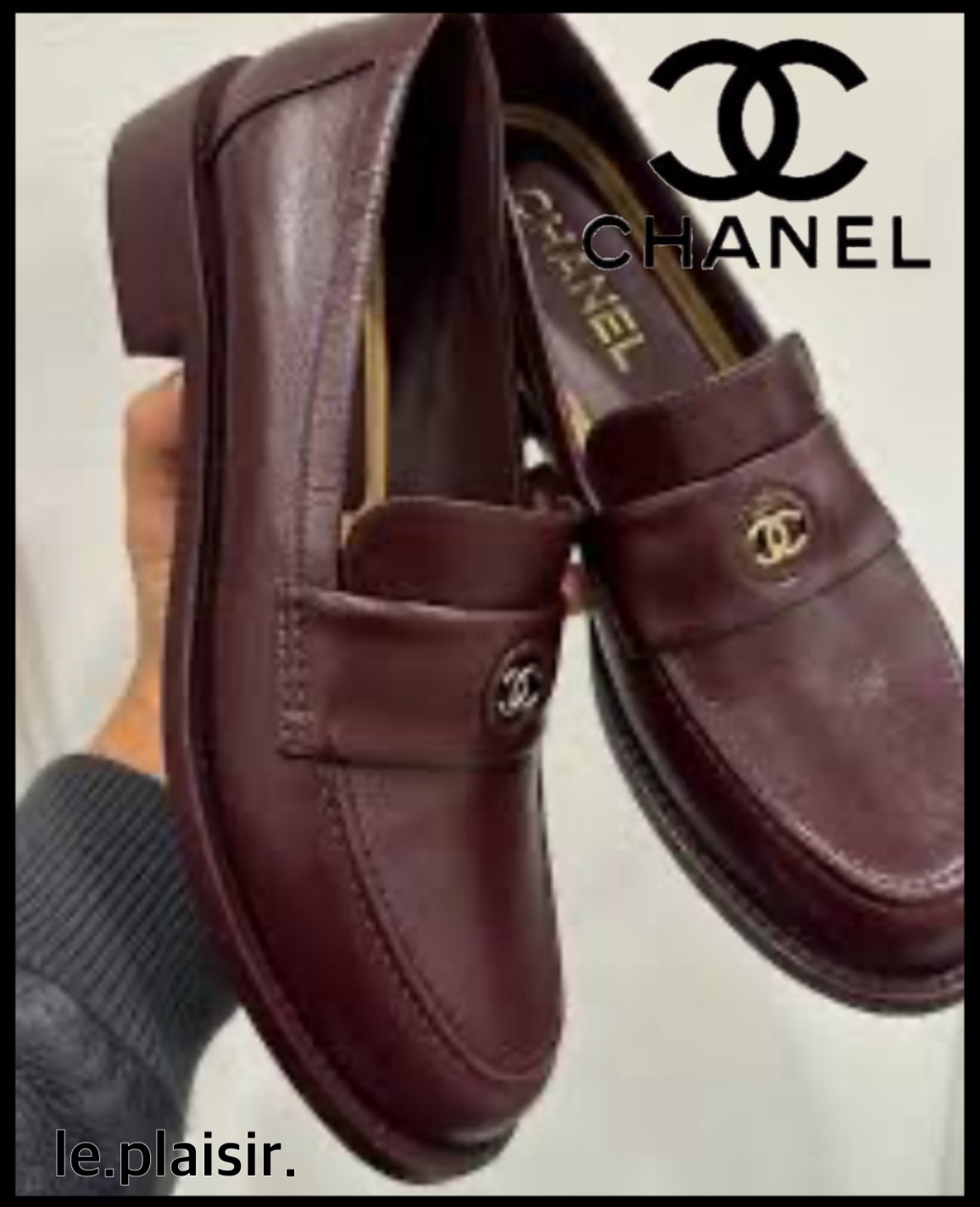 【シックなデザイン♪】CHANEL ローファー シックなデザイン♪】CHANEL ローファー