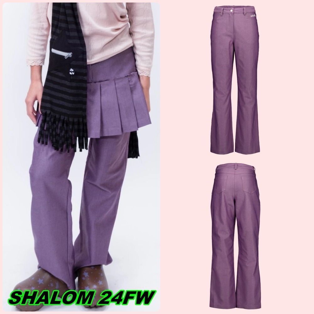 【SHALOM】24FW PINK WORLD PANTS