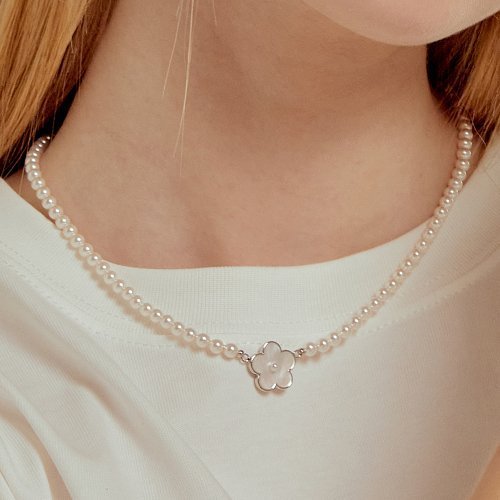 ネックレス・ペンダント TATIANA Pearl dot blossom pearl necklace NZ2015 1708171