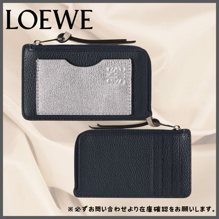 LOEWE】ロエベ ビジネス カードホルダー レザー ロゴ 名刺入れ
