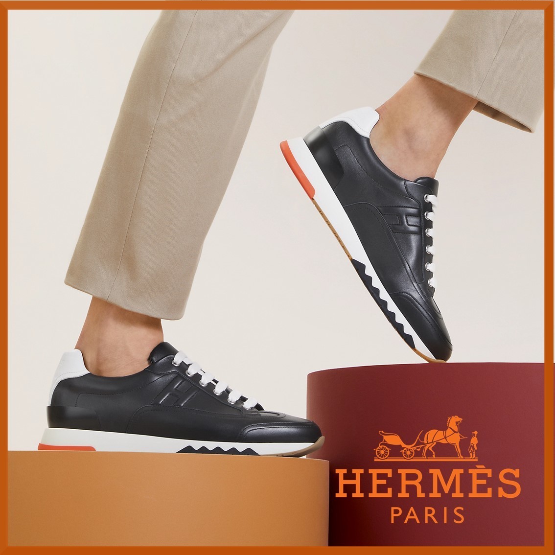 【お洒落☆人気】HERMES トレイルスニーカー