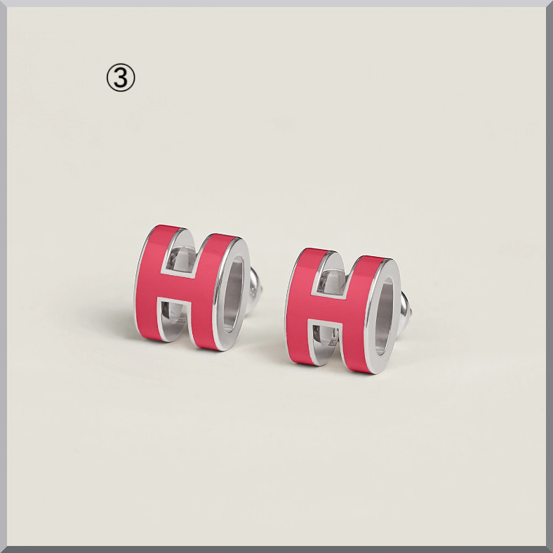 《一つは欲しい♡》HERMES ピアス Mini Pop H シルバー