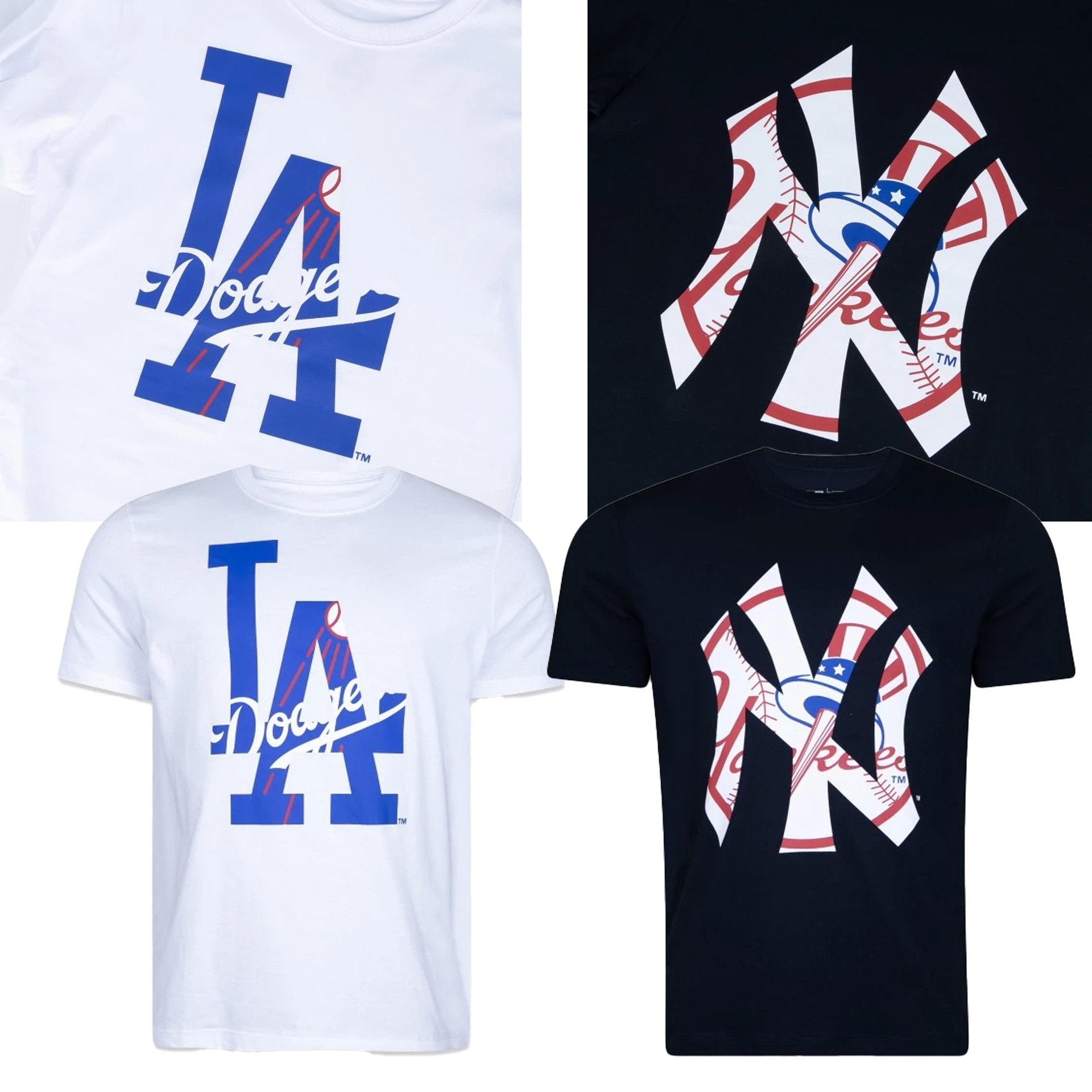 NEW ERA(ニューエラ)・MLB ワールド オブ ロゴス T シャツ