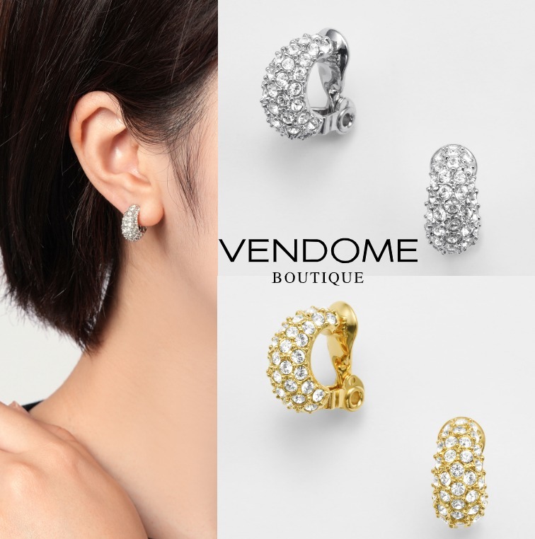 【VENDOME BOUTIQUE】パヴェ イヤリング