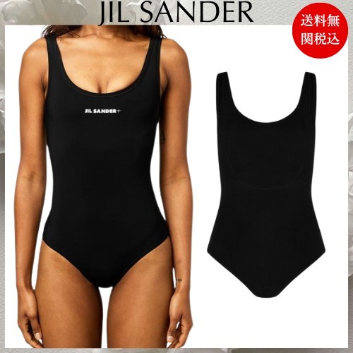 【JIL SANDER】ロゴワンピース水着★国内発関税込