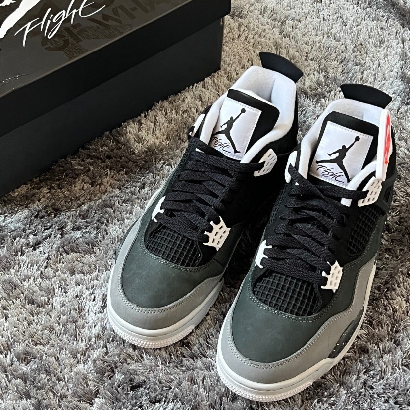 ★ナイキ★AIR Jordan 4 Retro \"Fear\" 2024★Black 大人気