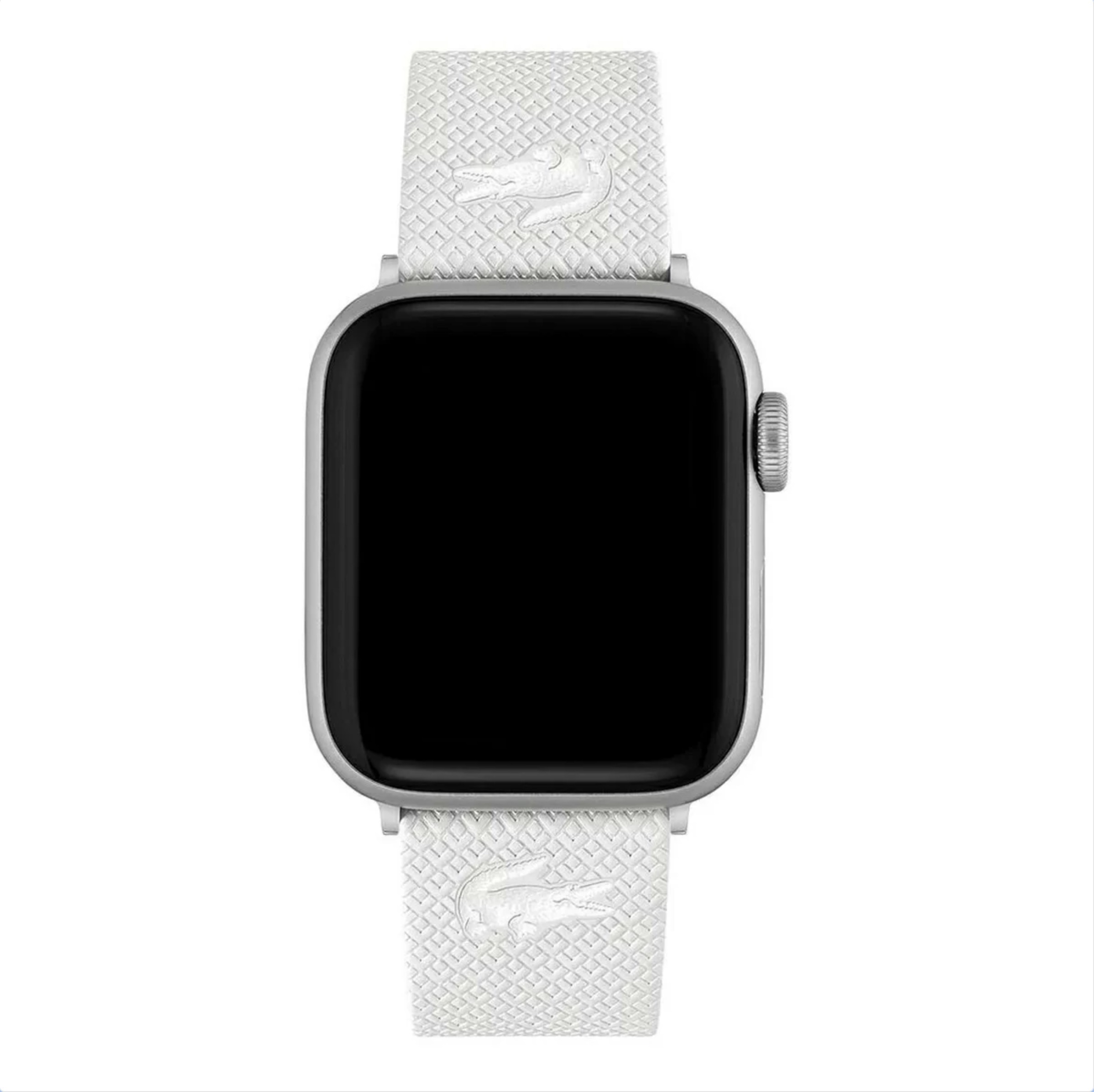 LACOSTE アップルウォッチ レザーベルト ホワイト 38/40/41mm