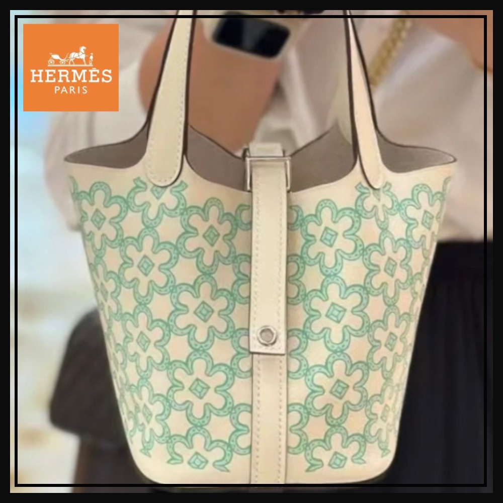 【デイジー柄が可愛い♡】HERMES ピコタンロック ミクロ