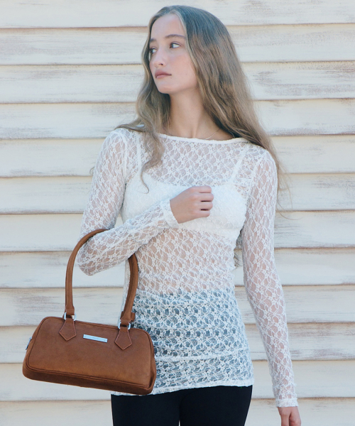 ショルダーバッグ・ポシェット MACOI Suede Easy Mood Shoulder Bag Brown