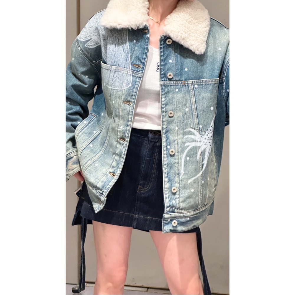 《LOEWE x Suna Fujitaコラボ》【LOEWE】デニムジャケット 深海