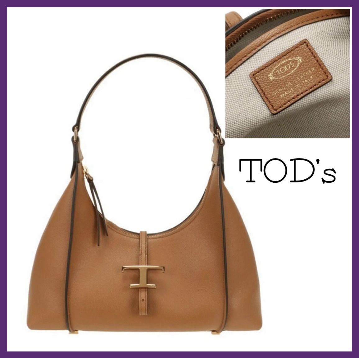 ☆TOD'S☆ Tタイムレス ホーボーバッグ ショルダーバッグ